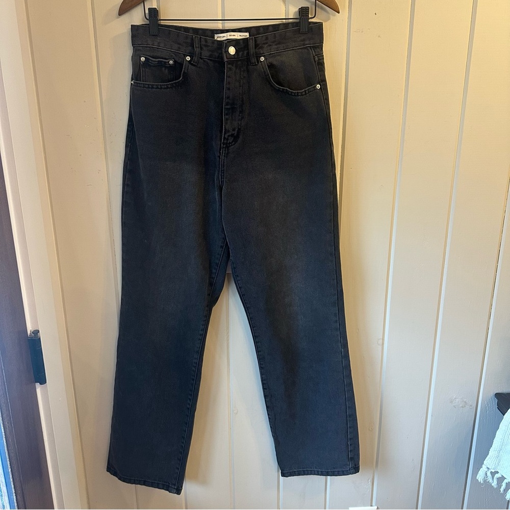 Nasty Gal Women's Black High Rise Jeans, Size 8